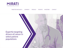 Tablet Screenshot of mirati.com